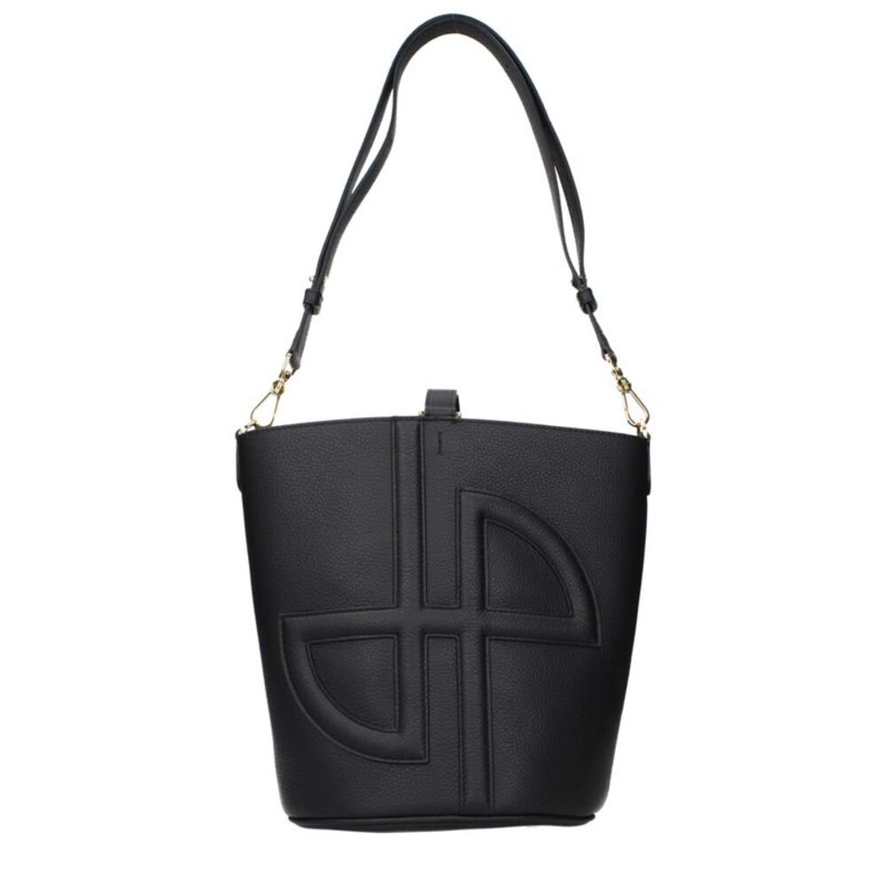 Patou Black Leather Crossbody Women's Bag